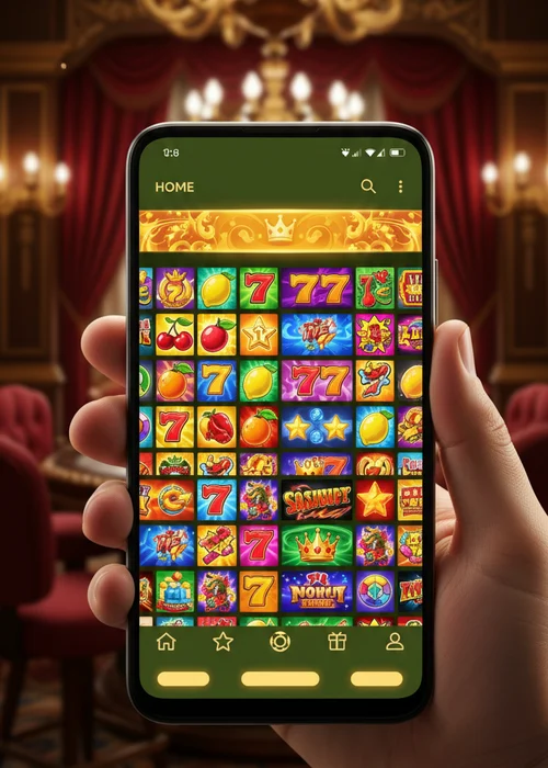 Screenshot of Sweet Spin Casino's mobile interface displaying slots and promotions